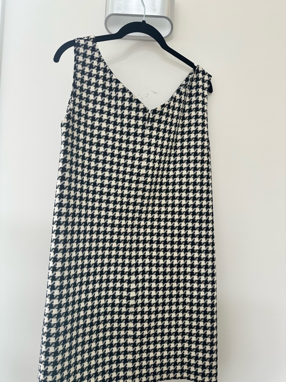 Ann Taylor Black and White Houndstooth Mini Dress - Picture 7 of 7